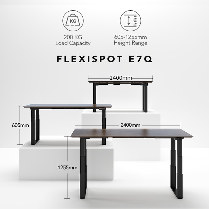 4 leg outlet sit stand desk